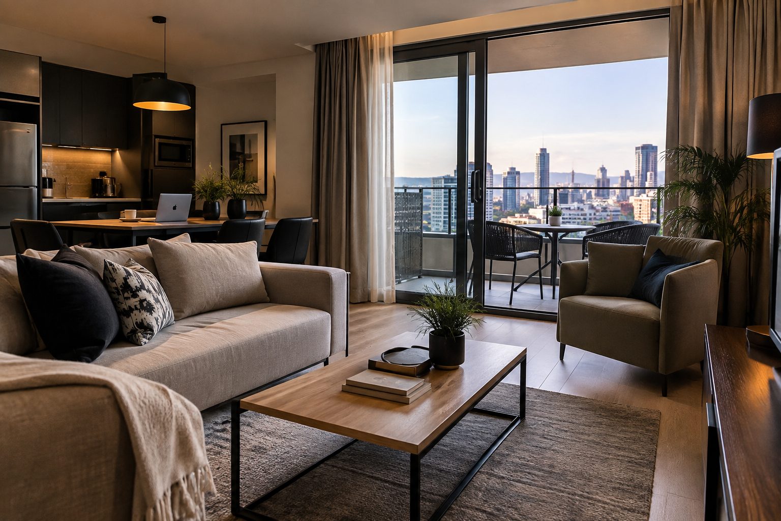 Furnished, move-in-ready corporate apartment